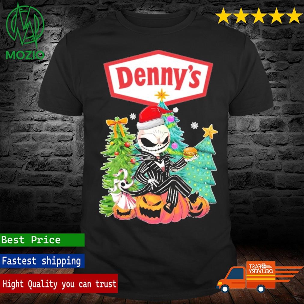 Jack Skellington Denny's Merry Christmas Tree Shirt
