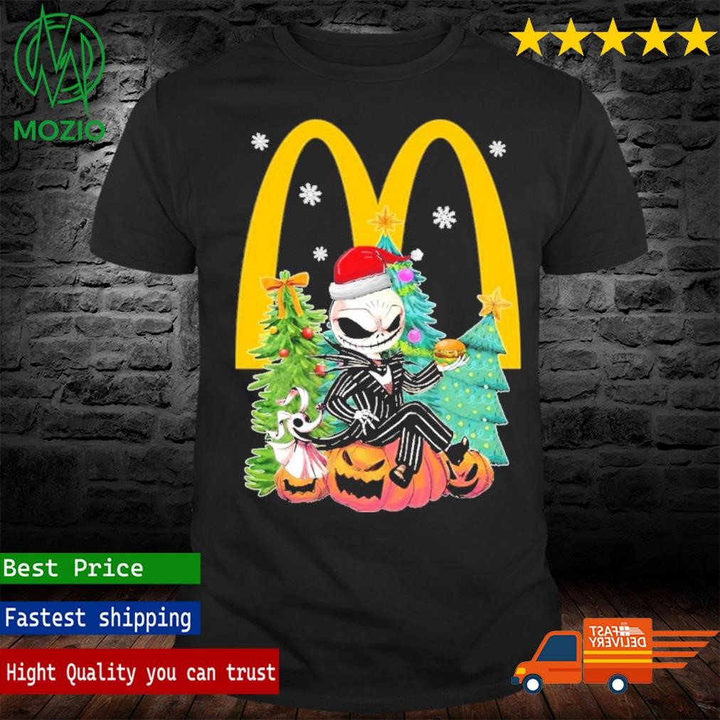 Jack Skellington McDonald's Merry Christmas Tree Shirt