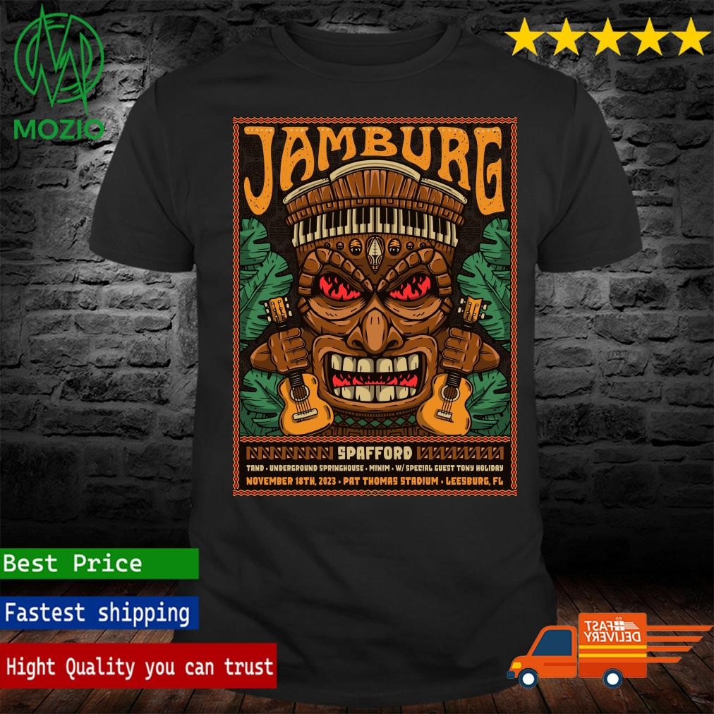 Jamburg '23 Returns with Spafford, Tand, Underground Springhouse, MiniM & Tony Holiday Poster Shirt