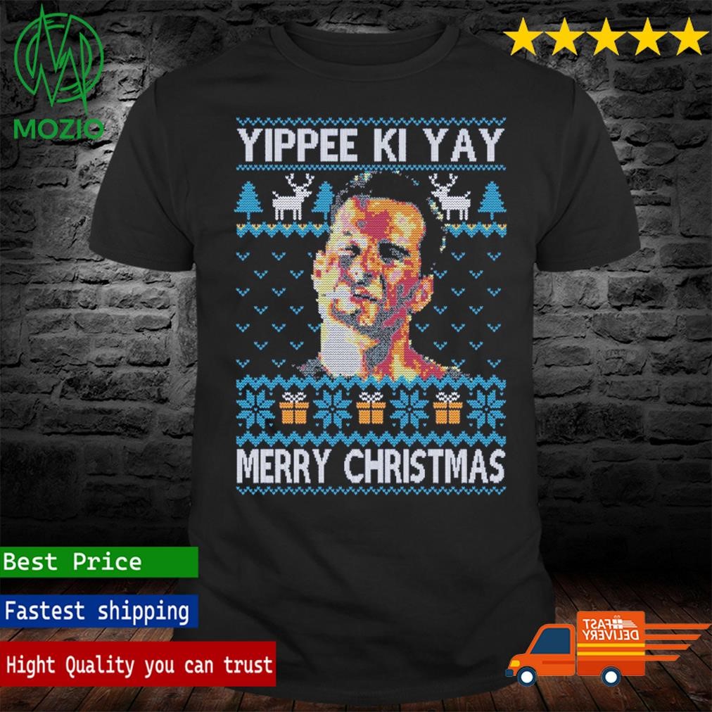 John McTiernan Yippee Ki Yay merry Christmas sweater