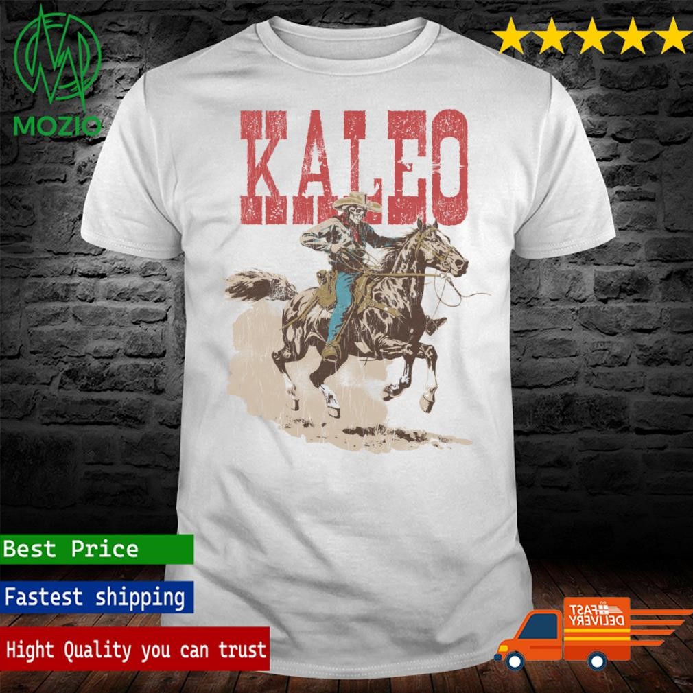 Kaleo Horse Racing Skeleton Cowboy Shirt