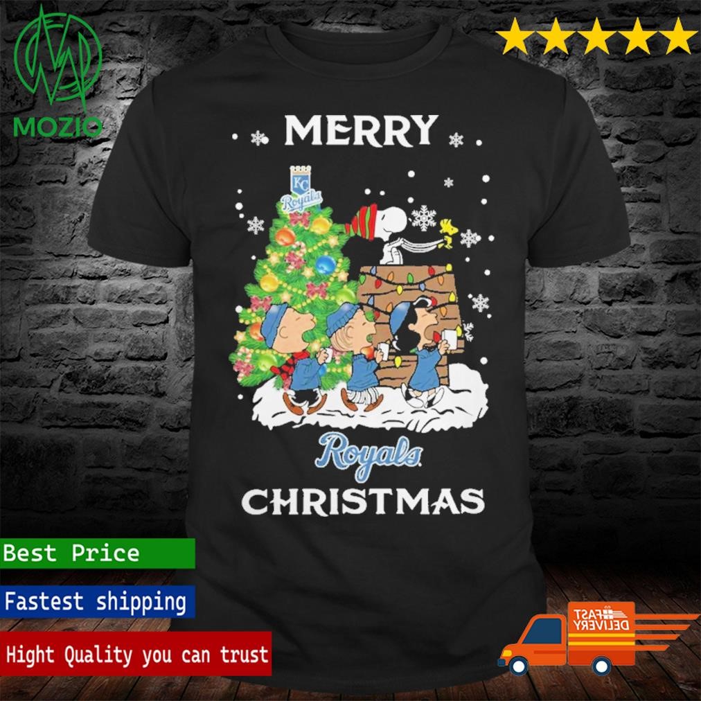 Kansas City Royals Snoopy Family Christmas Shirt