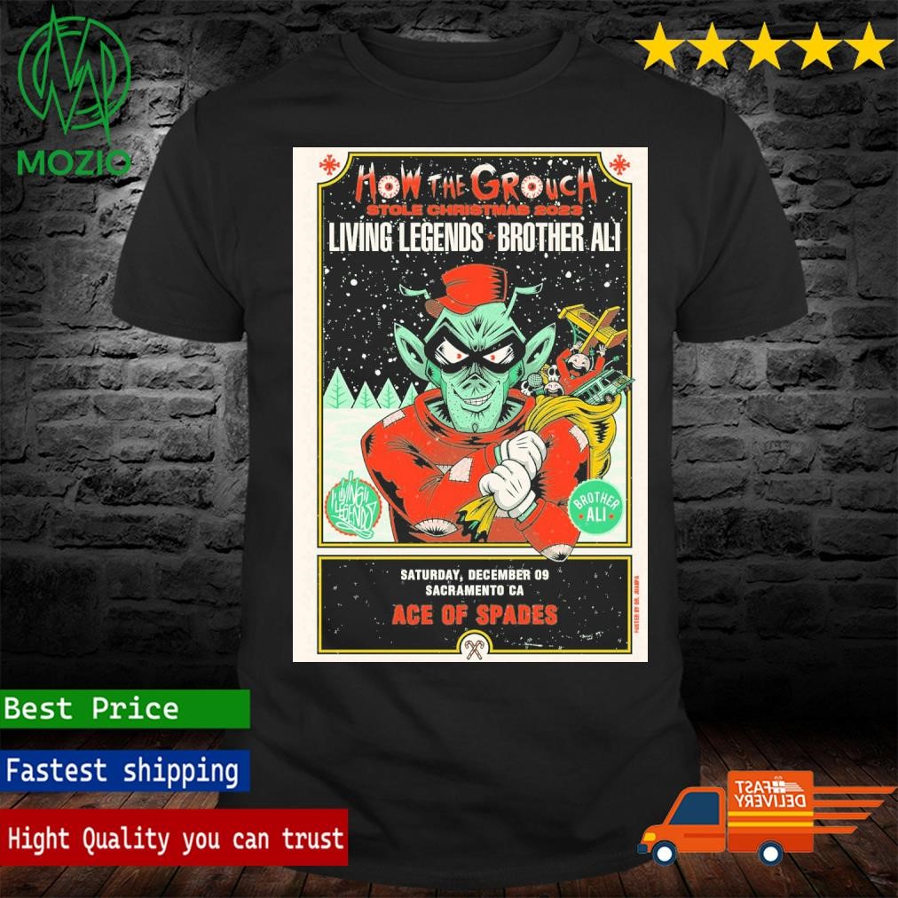 Living Legends Tour How The Grouch Stole Christmas 2023 Shirt