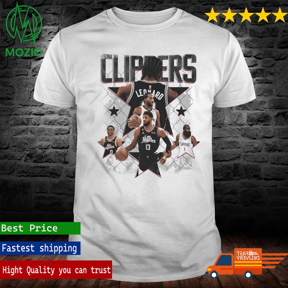 Los Angeles Clippers Roster and Stats 2023–24 Regular Season Schedule Team Shirt