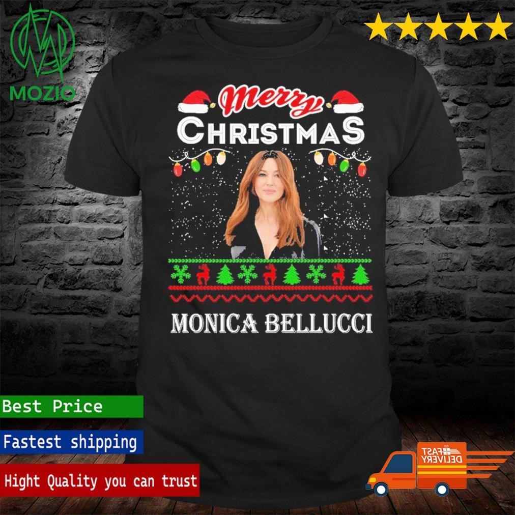 Merry Christmas Monica Bellucci Ugly Shirt