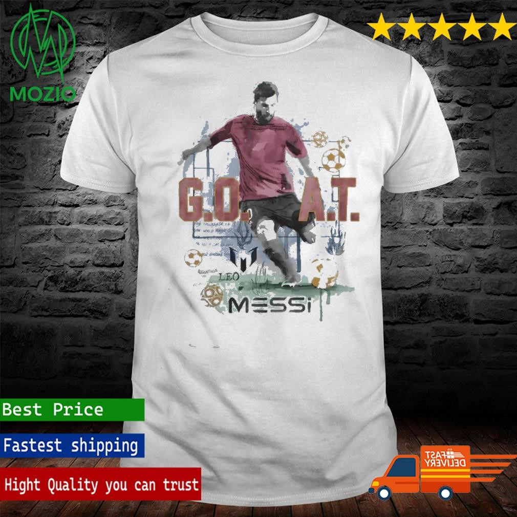 Messi Goat Shirt Clothing Fifa World Cup Argentina Leo Messi Goat Shirt