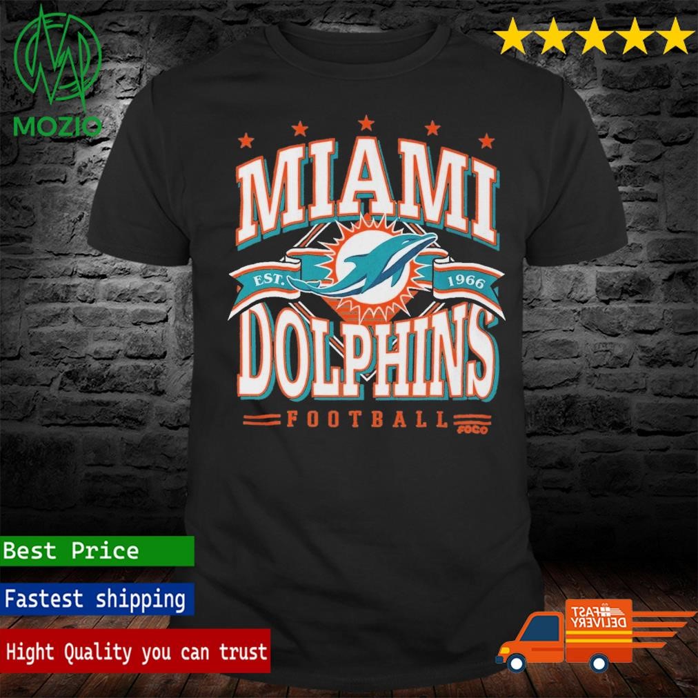 Miami Dolphins Established Banner T-Shirt