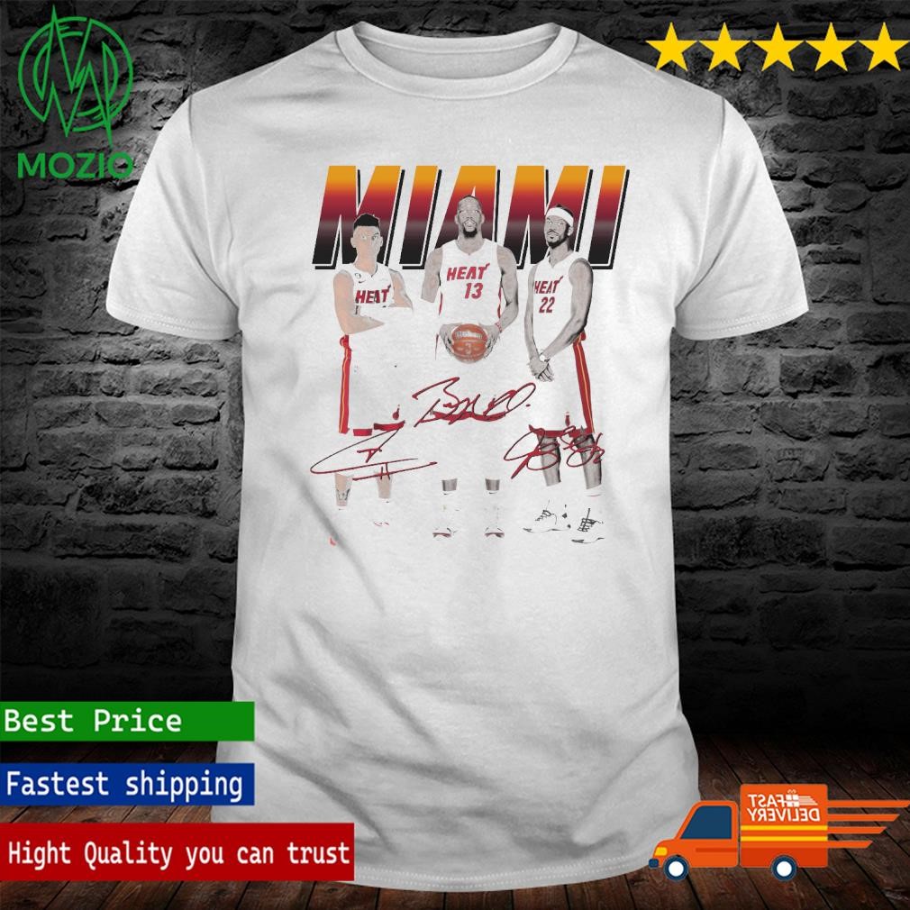 Miami Heat Roster and Stats Team Shirt
