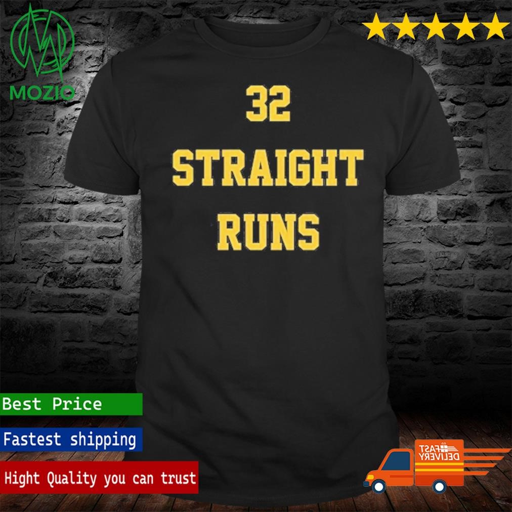 Michigan 32 Straight Runs T-Shirt