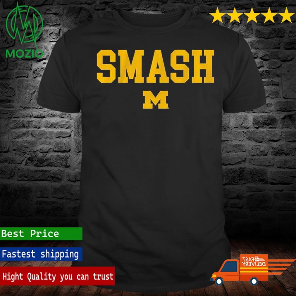 Michigan Football Smash M Shirt