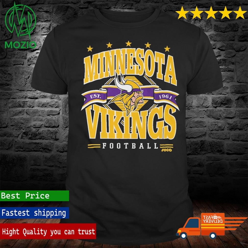 Minnesota Vikings Established Banner T-Shirt