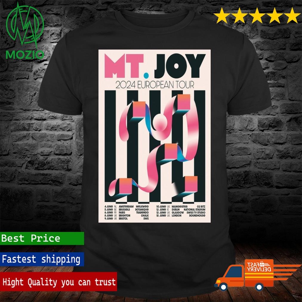 Mt.Joy 2024 European Tour Poster Shirt