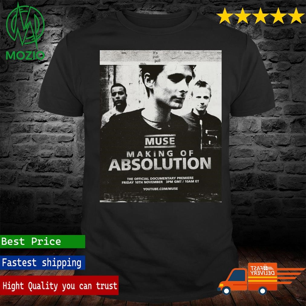 Muse Making Of Absolution November 10th 2023 Documentary Poster Shirt