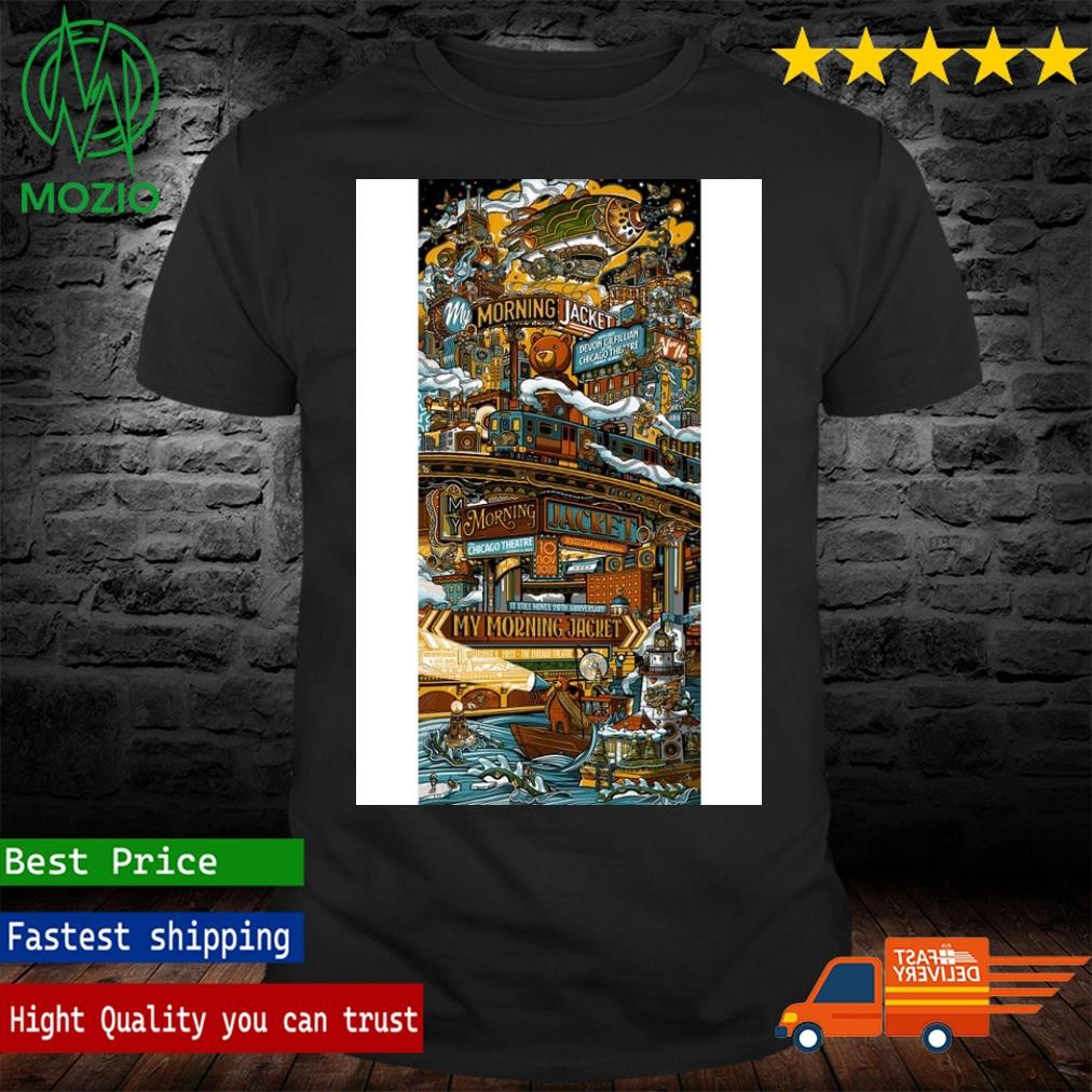 My Morning Jacket Tour Chicago, IL 2023 Poster Shirt