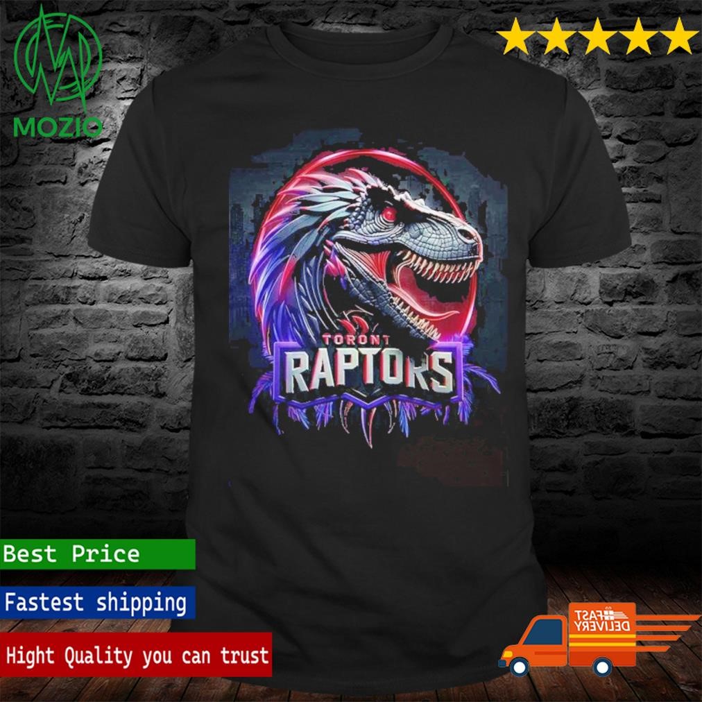 NBA Realistic 3D Logo Of Toronto Raptors Shirt