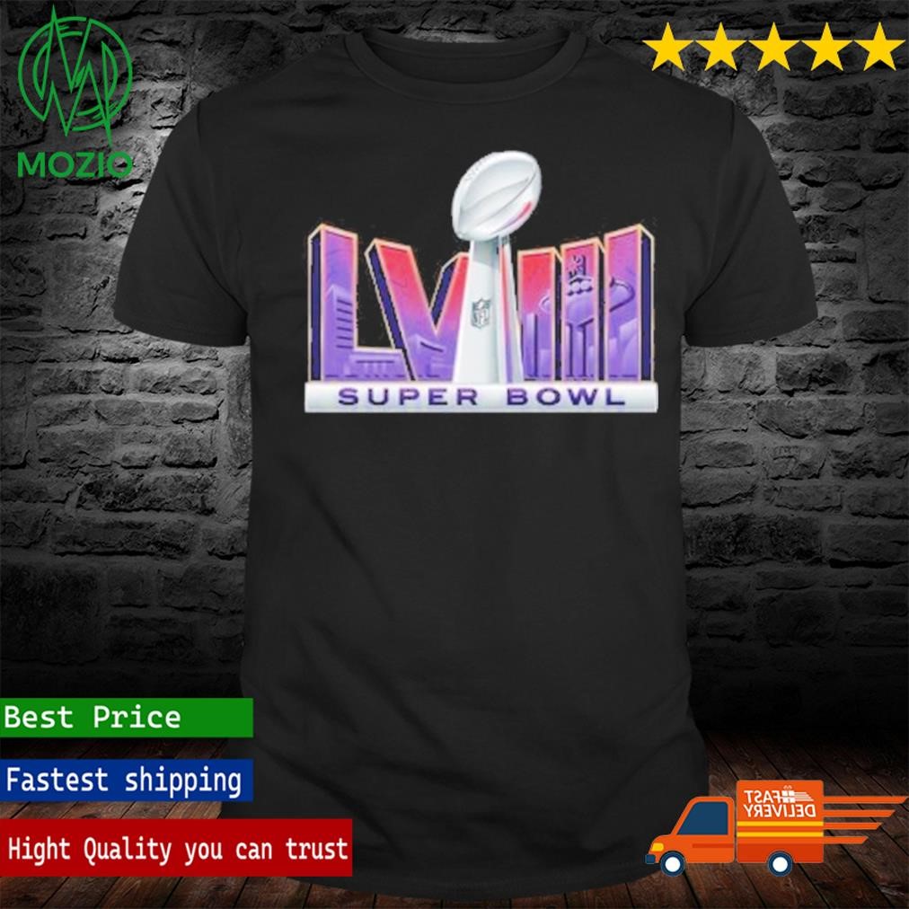 NFL Super Bowl LVIII February 11 2024 At Allegiant Stadium In Nevada Logo T-Shirt