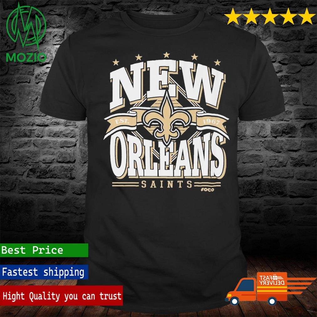 New Orleans Saints Established Banner T-Shirt