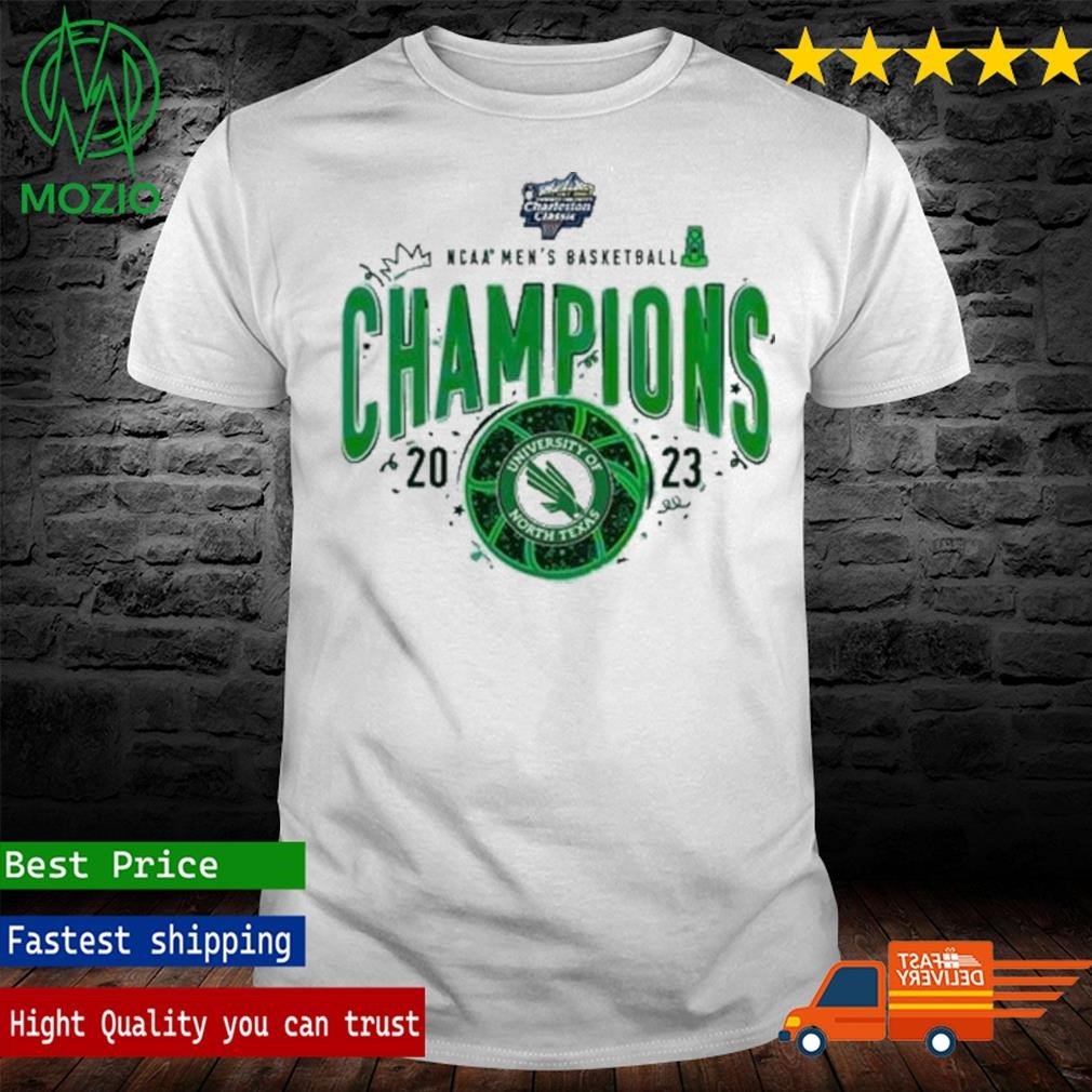 North Texas Mean Green Is Champions Of Charleston Classic 2023 NCAA Men’s Basketball Congratulations T-Shirt