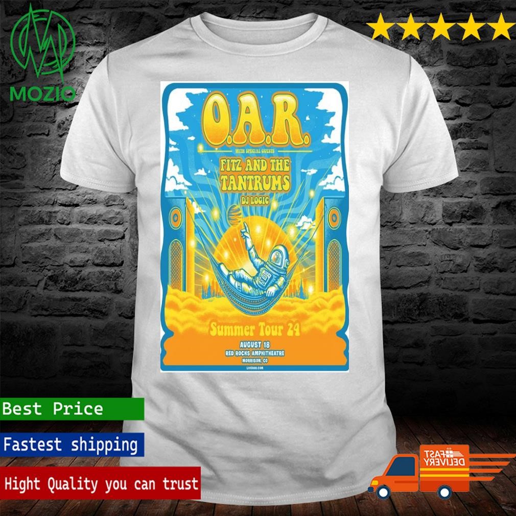 O.A.R. Red Rocks Amphitheatre August 18, 2024 Show Poster Shirt