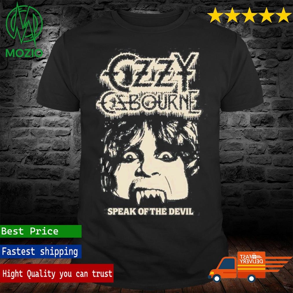 Ozzy Osbourne Speak Of The Devil Fangs Shirt