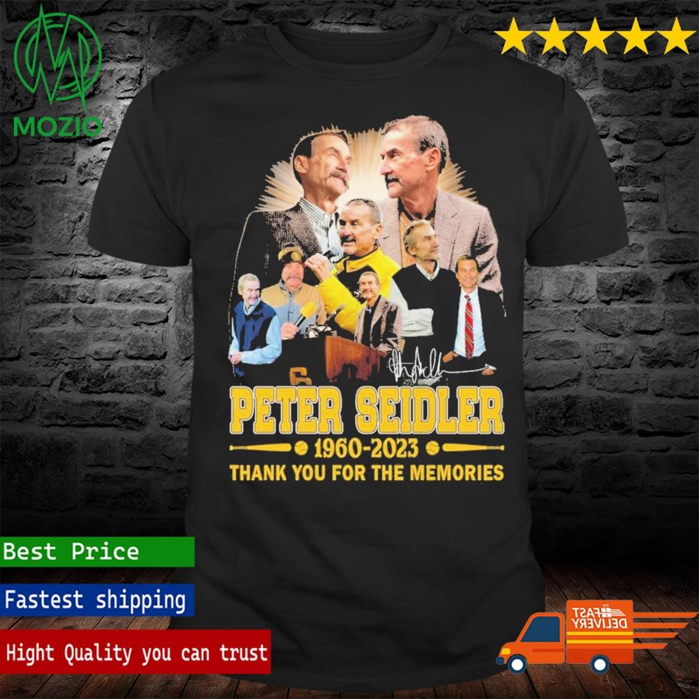 Peter Seidler 1960-2023 Thank You For The Memories Signature Shirt