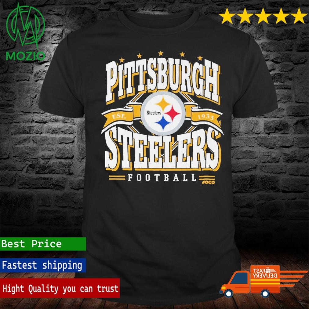 Pittsburgh Steelers Established Banner T-Shirt