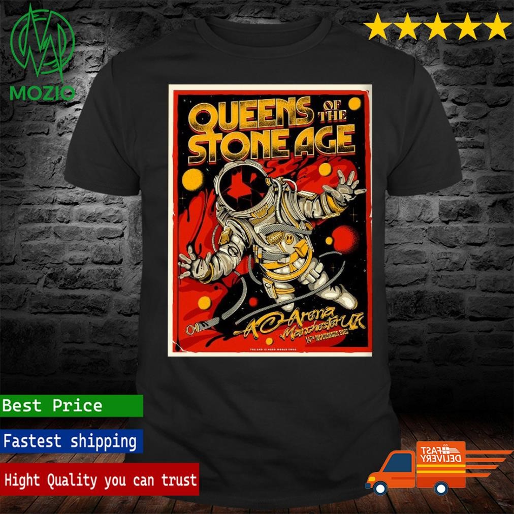 Queens Of The Stone Age Manchester UK At AO Arena On November 14th 2023 Poster Shirt