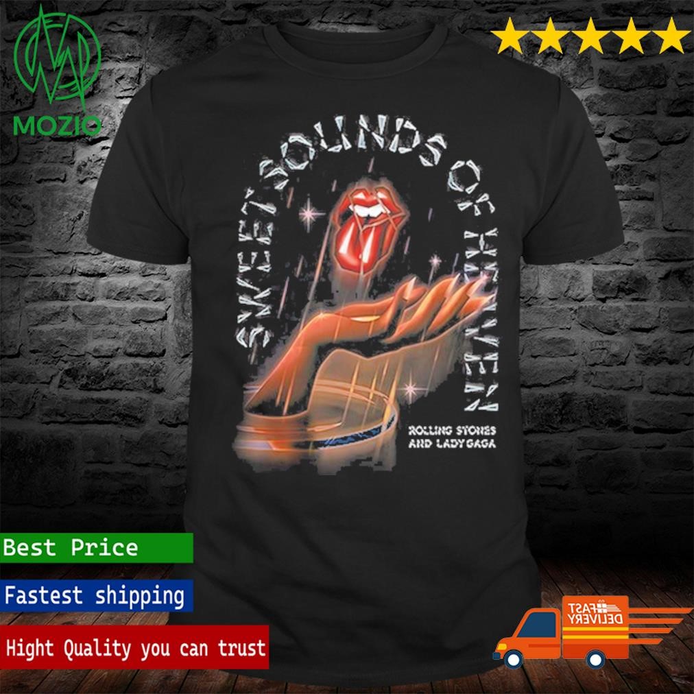Rolling Stones And Lady Gaga Sweet Sounds Monster Paw Shirt