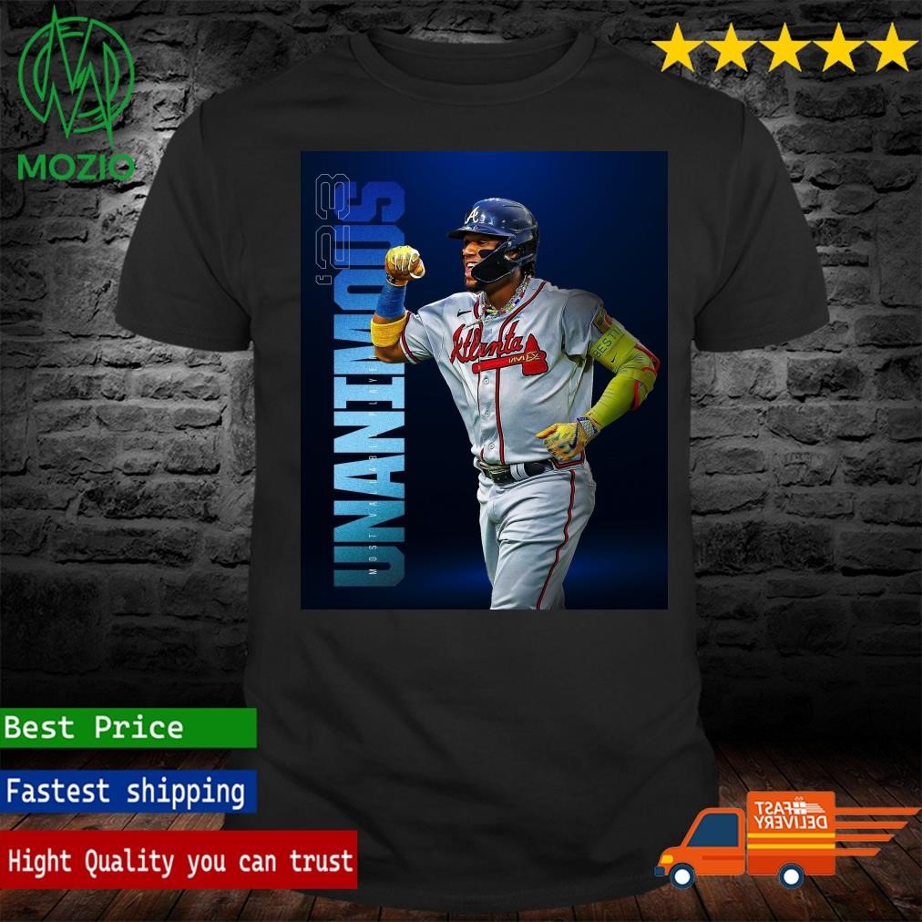 Ronald Acuna Jr 2023 Most Valuable Player Poster Shirt