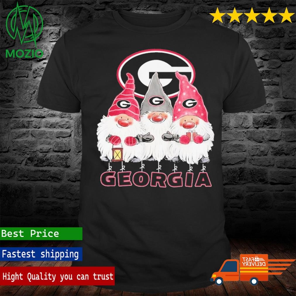 Santa Gnome Georgia Bulldogs Christmas Shirt
