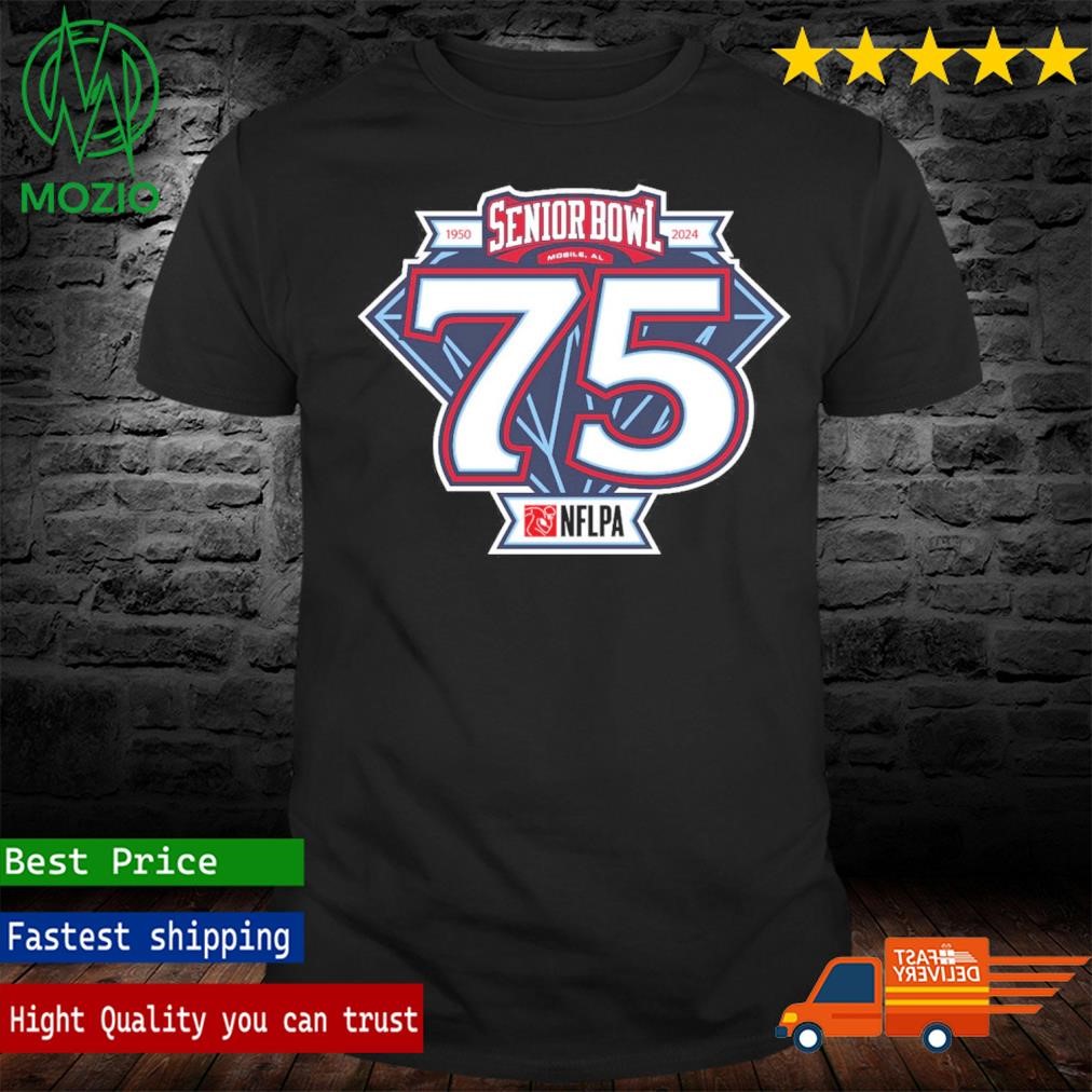 Senior Bowl 1950-2024 Mobile, Al 75 NFLPA Shirt