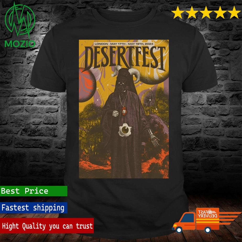 Show DesertFest Friday 17-Sunday 19 May, 2024 London Poster Shirt