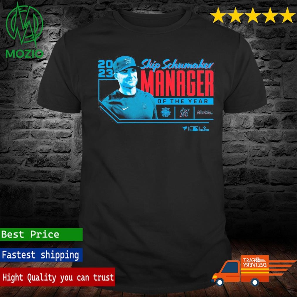 Skip Schumaker Miami Marlins 2023 Nl Manager Of The Year Shirt