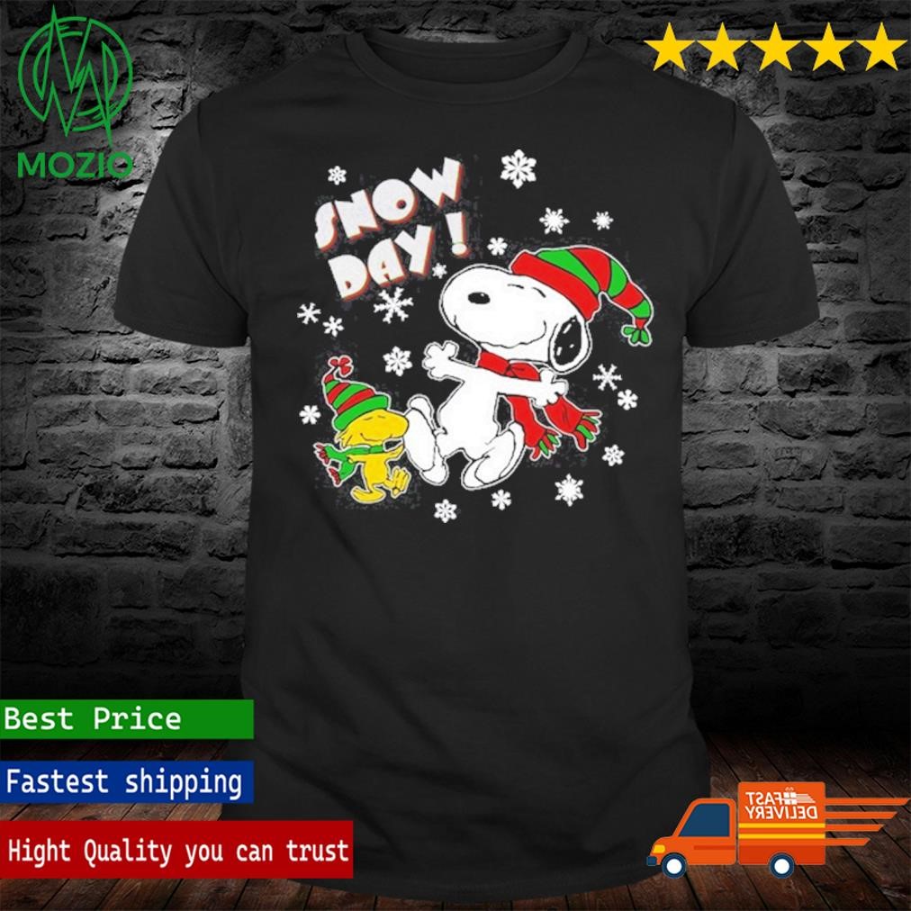 Snoopy and Woodstock Snow Day! Christmas Shirt