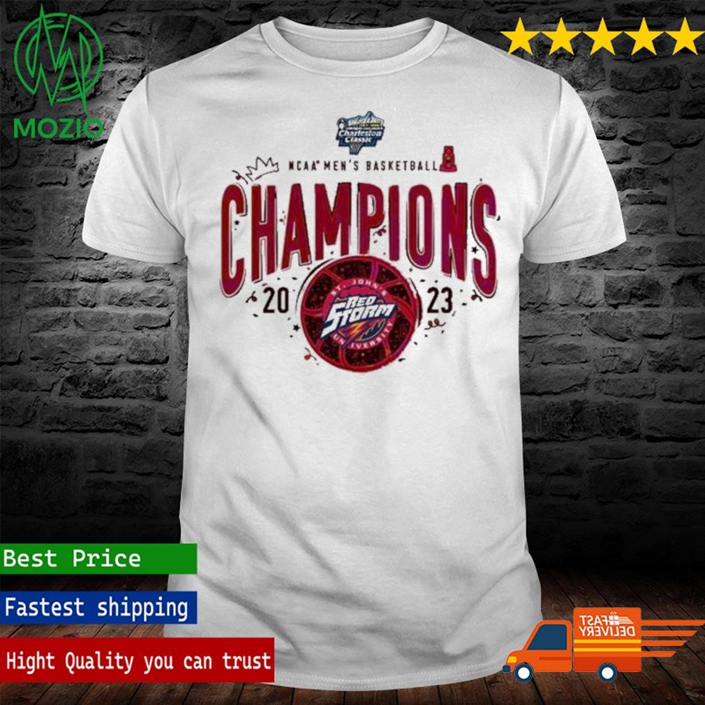 St John’s Red Storm Is Champions Of Charleston Classic 2023 NCAA Men’s Basketball Congratulations T-Shirt