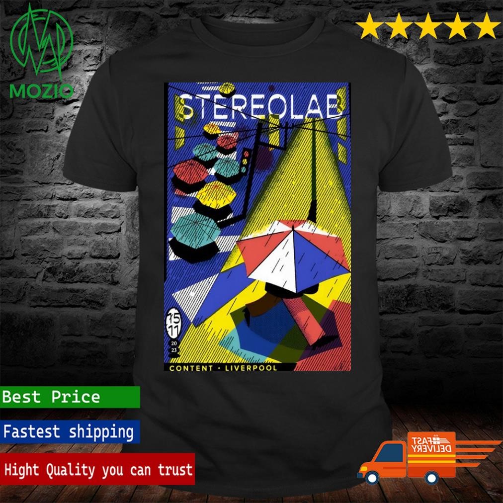 Stereolab 15 November 2023 Content Liverpool, UK Poster Shirt