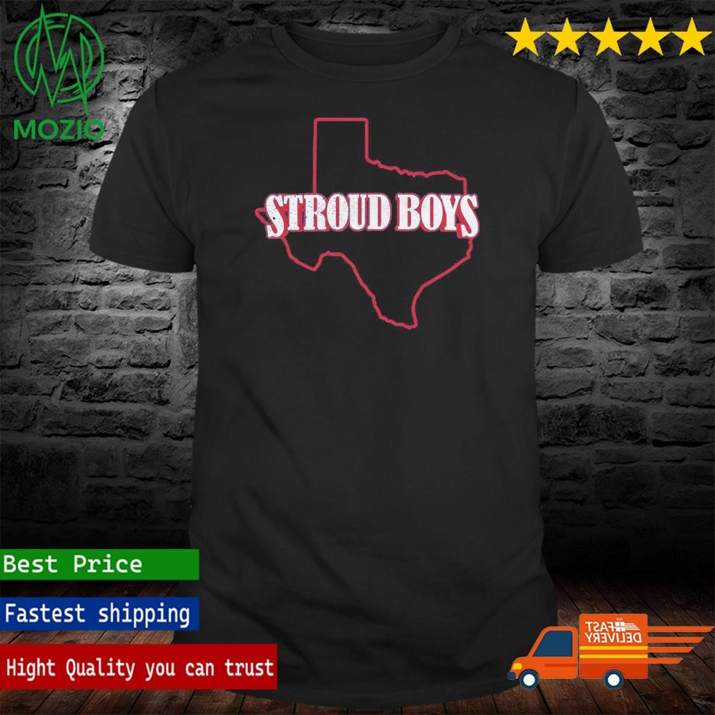 Stroud Boys Texans State Outline Shirt