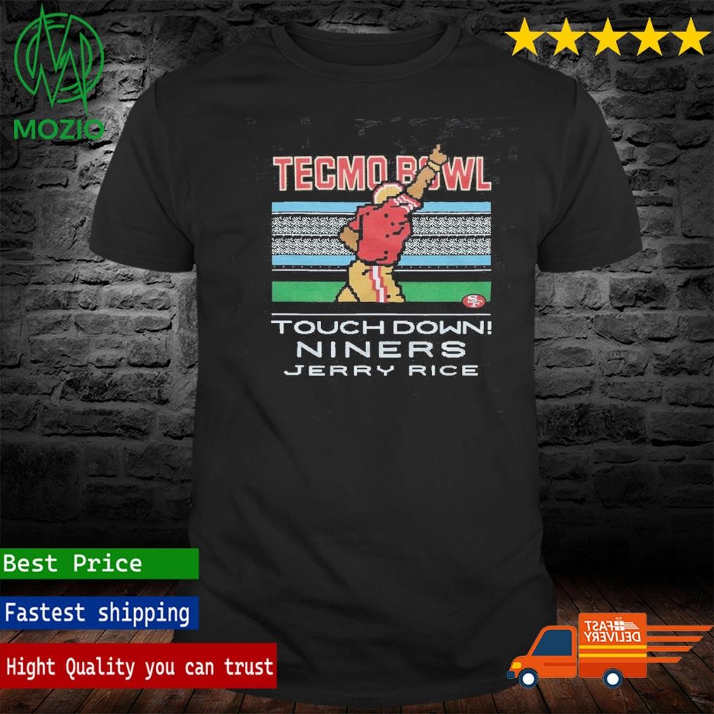 Tecmo Bowl Niners Jerry Rice Shirt