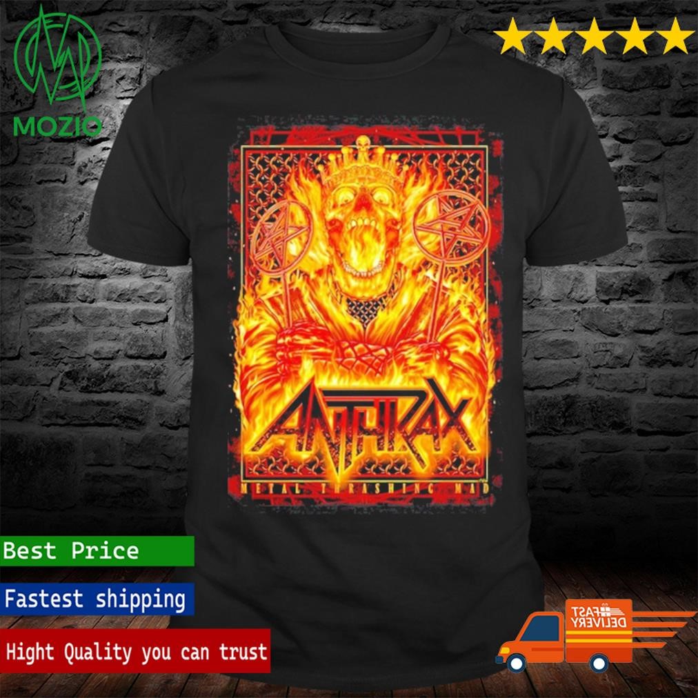 The ﻿40 Flames Anthrax Metal 2023 Shirt