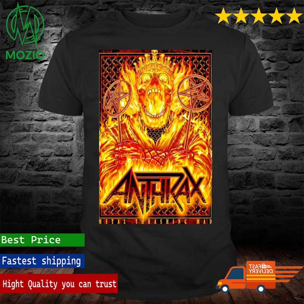 The 40 Flames Anthrax Poster Shirt