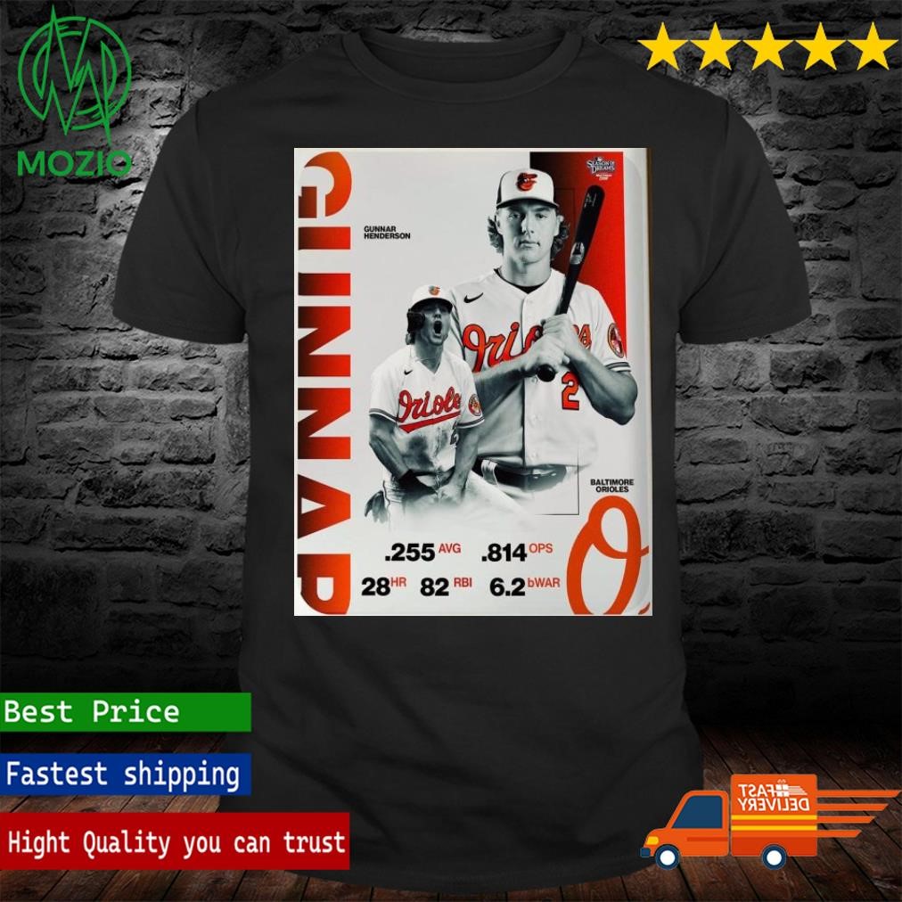 The AL Rookie Of The Year Gunnar Henderson Helped Power The Baltimore Orioles To 101 Wins In 2023 Poster Shirt