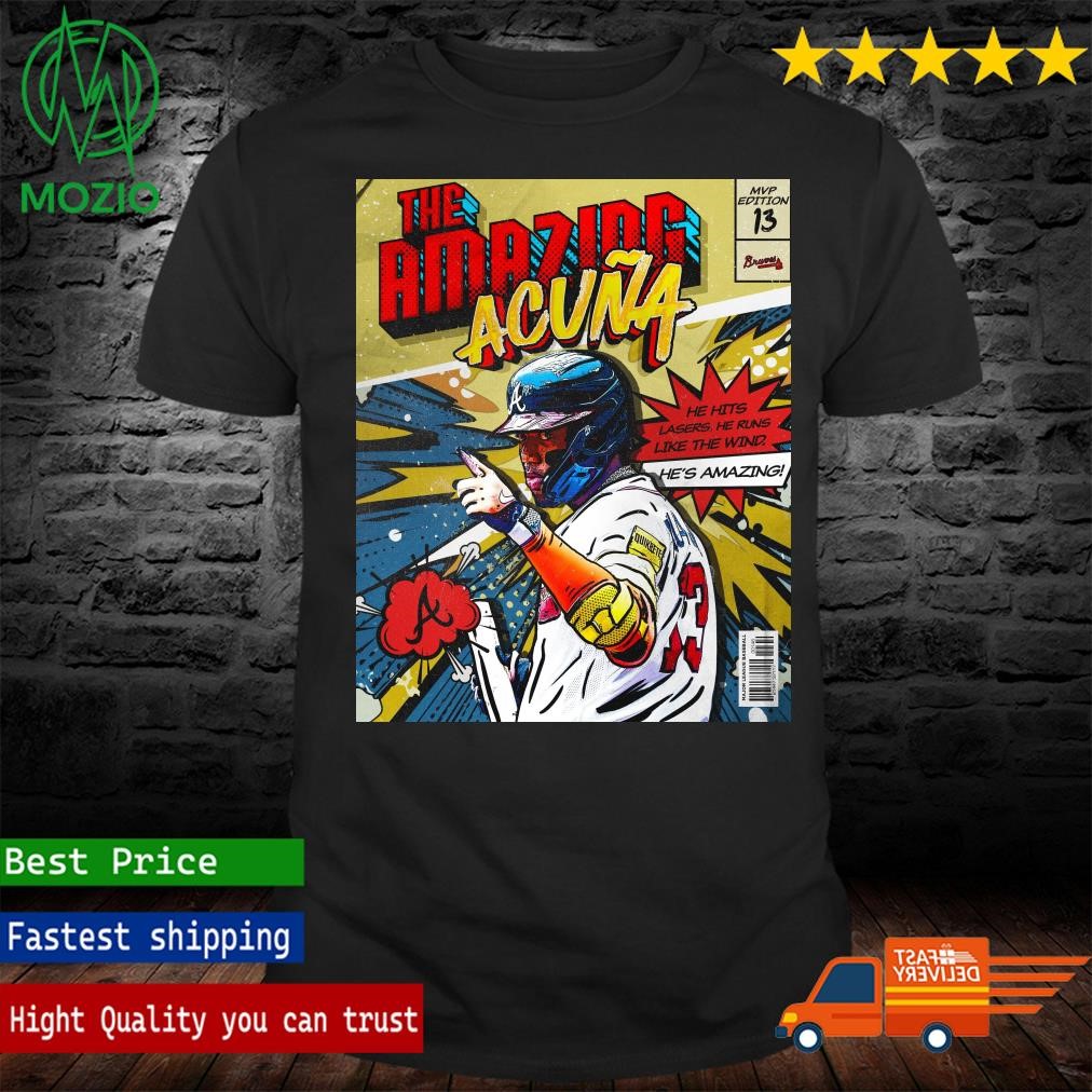 The Amazing Acuna Your Friendly Neighborhood Acuna Jr Poster Shirt