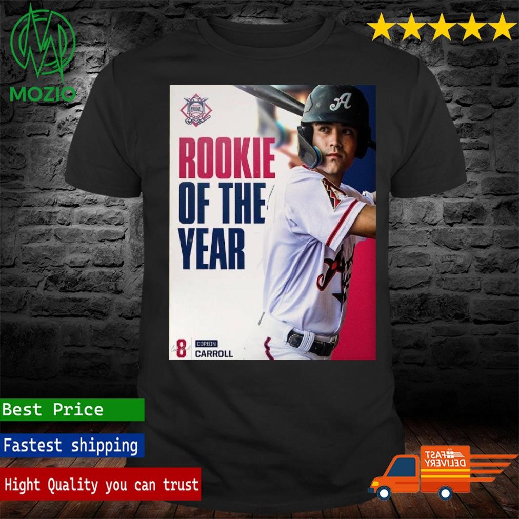 The Arizona Diamondbacks Corbin Carroll Is The 2023 National League Rookie Of The Year Winner Poster Shirt