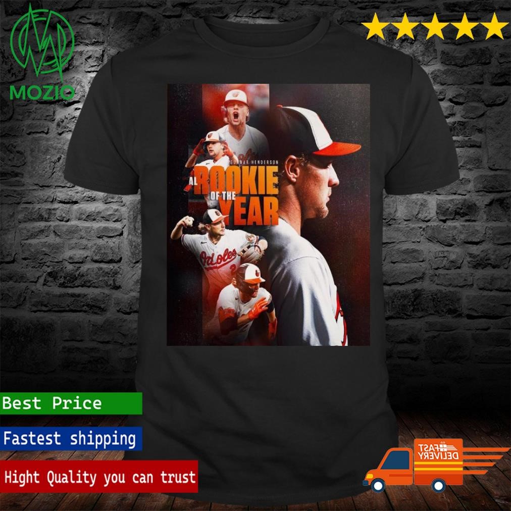 The Baltimore Orioles Gunnar Henderson Is The 2023 AL Rookie Of The Year Winner Poster Shirt