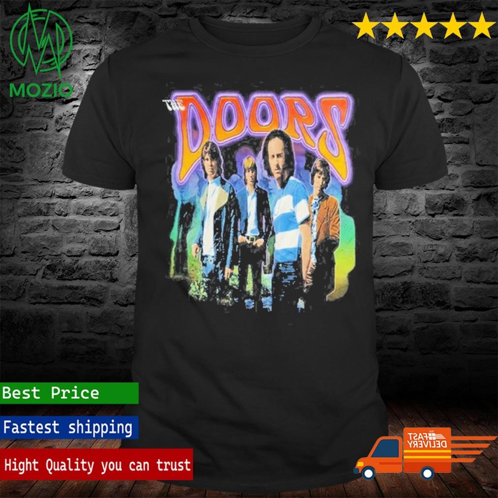 The Doors Vintage Full Color Band Black Shirt