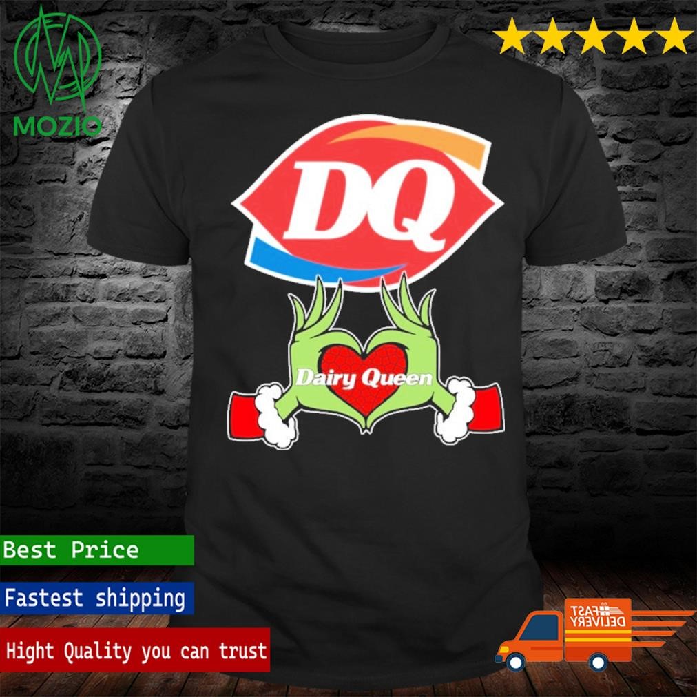 The Grinch Love Dairy Queen Christmas Shirt