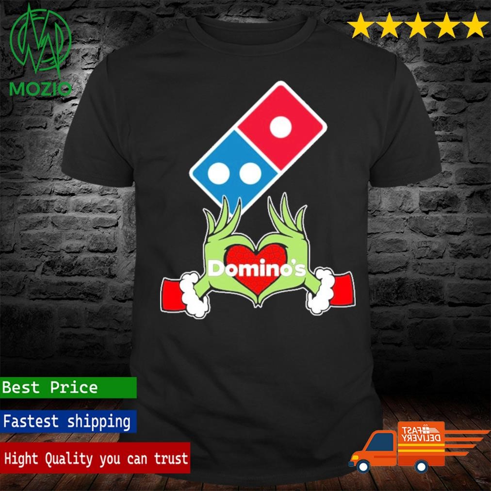 The Grinch Love Domino's Christmas Shirt