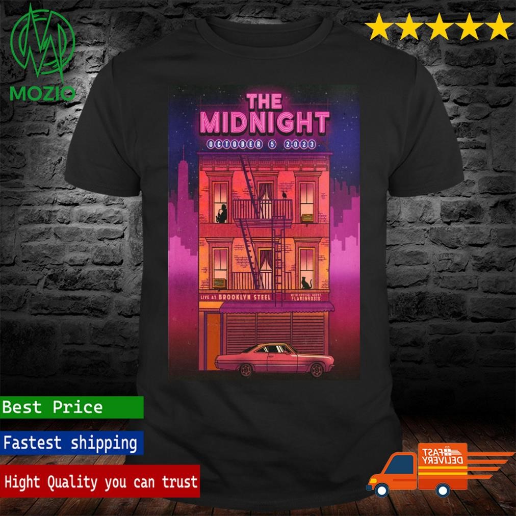 The Midnight October 5, 2023 Brooklyn Steel, Brooklyn, NY Poster Shirt
