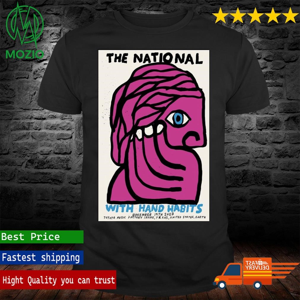 The National Nov 19 2023 Toyota Music Factory Irving, Texas United States Poster Shirt