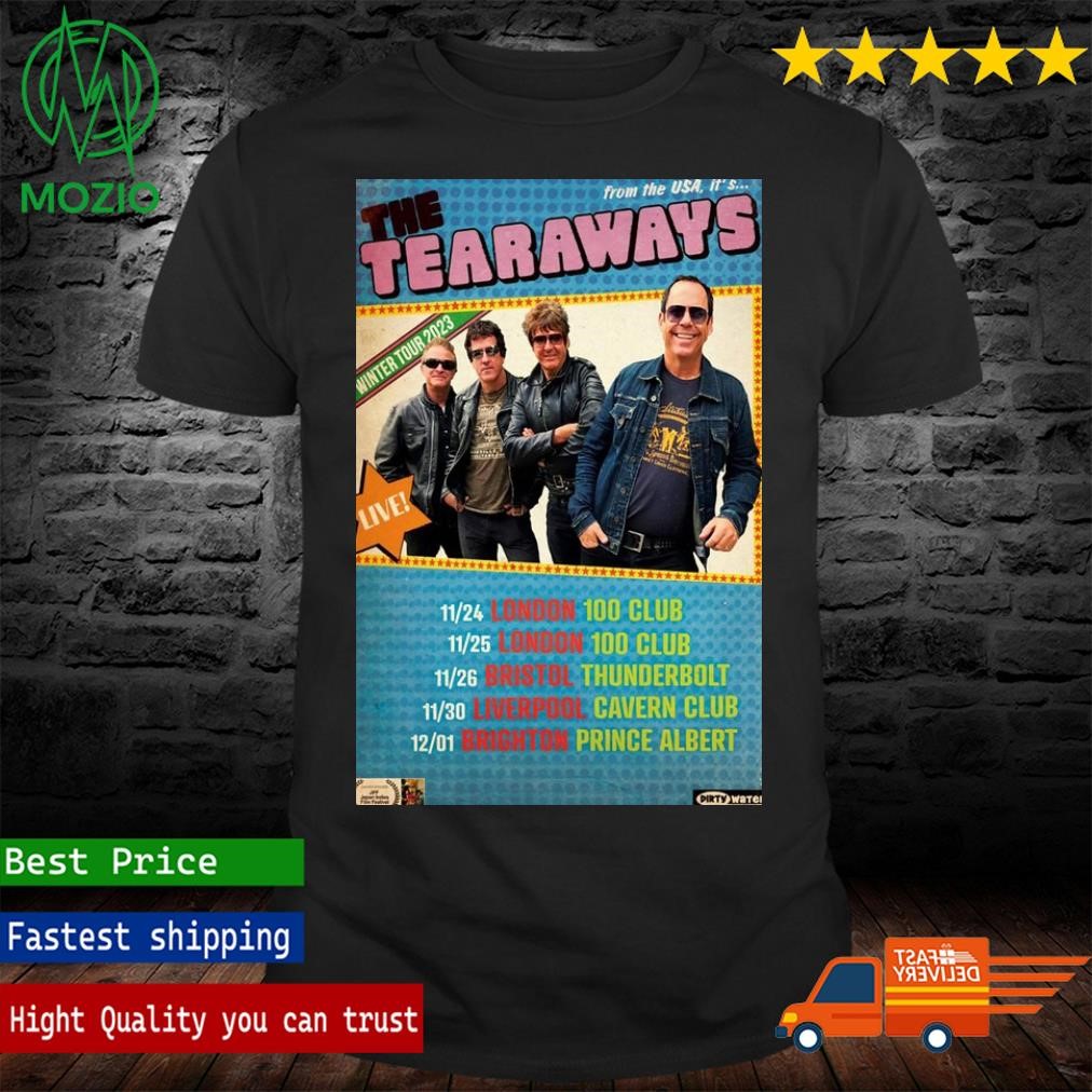The Tearaways Winter Tour 2023 Poster Shirt